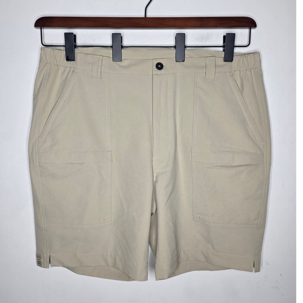 NWT Caribbean beige tan summer shorts - 40 - golf resortwear vacation